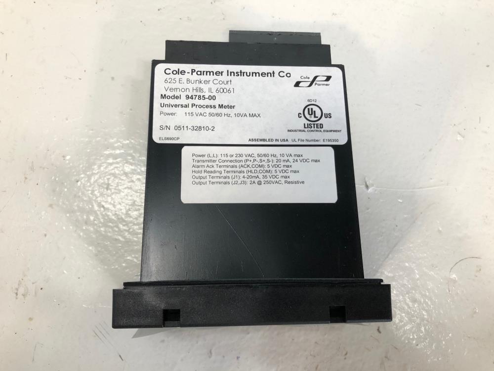 Cole Parmer Universal Process Meter 94785-00